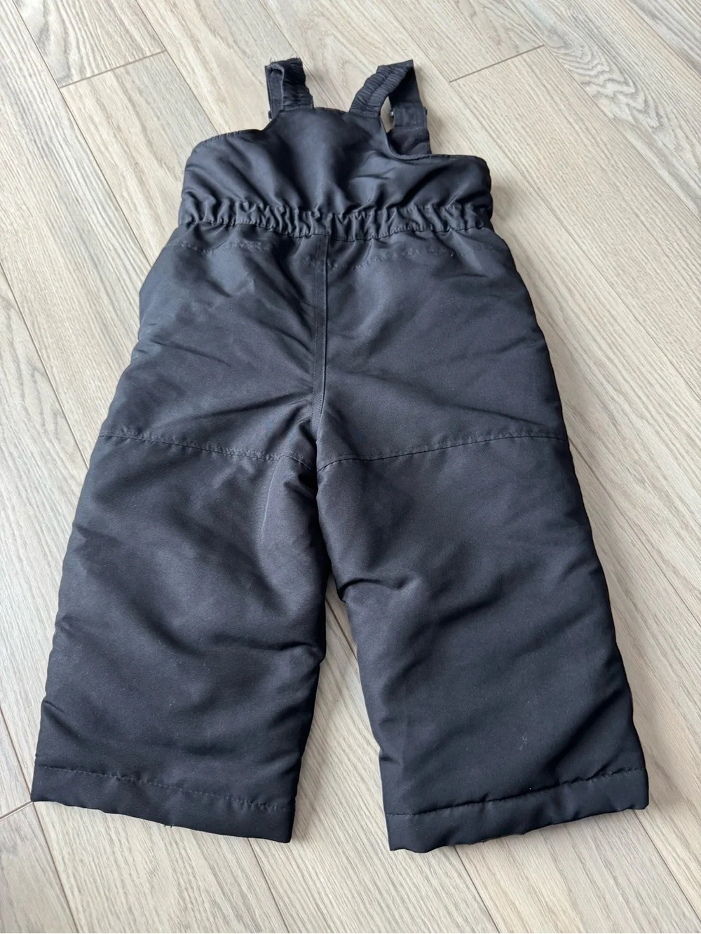 Wonderkids Black Insulated Snow Overalls